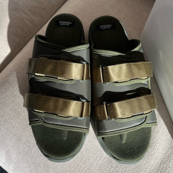 Suicoke Moto-Run Sandal in olive new in box - Picture 2 of 6